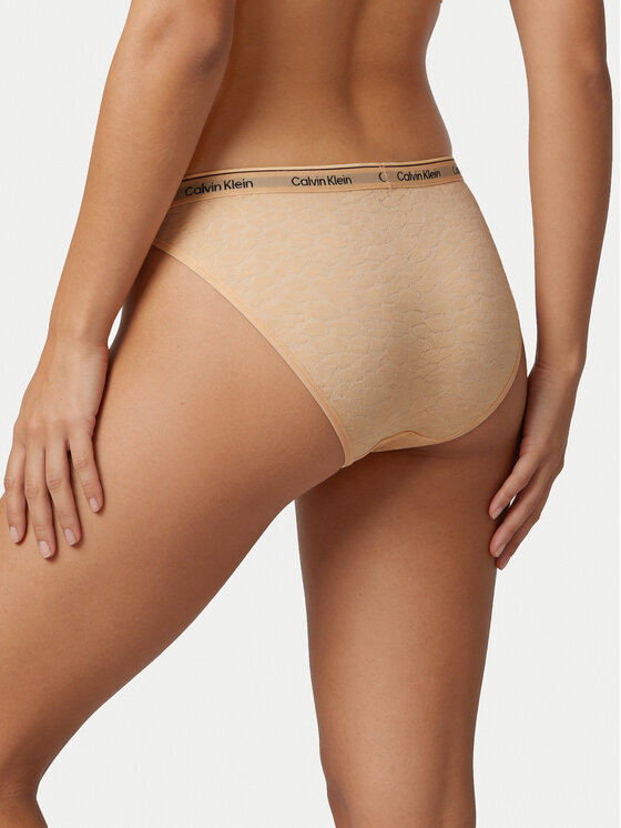 Calvin Klein Calvin Klein Klasické nohavičky LV00QD5213 Béžová