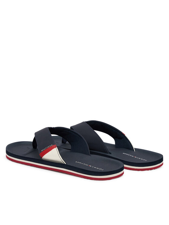 Tommy Hilfiger Tommy Hilfiger Japonki Padded Hilfiger Beach Sandal FM0FM06011 Granatowy