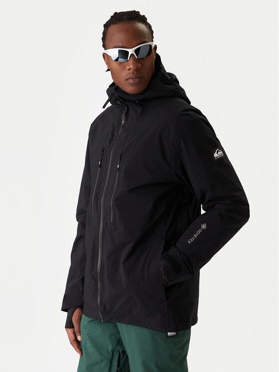 Quiksilver Geacă pentru snowboard Pro Path Stretch Goretex Jk EQYTJ03508 Negru Modern Fit