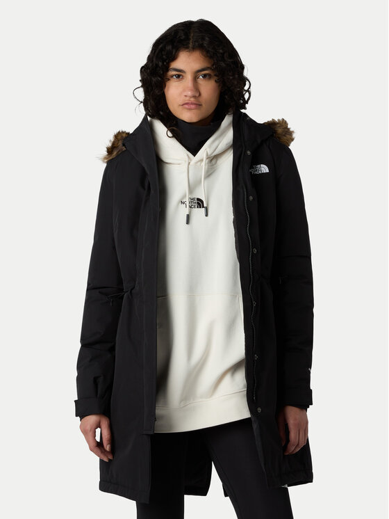 The North Face The North Face Parka Zaneck NF0A8DZN Crna Regular Fit