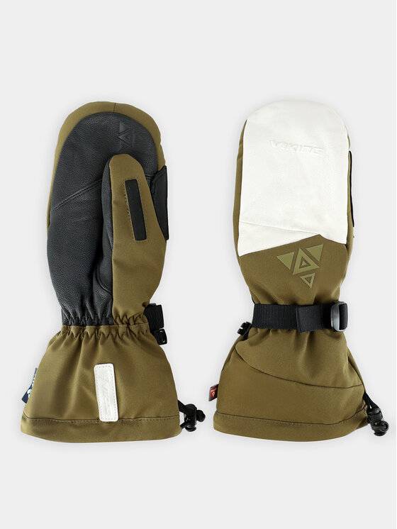 Viking Viking Rękawice narciarskie Norvik Pro Mitten Freeride Khaki