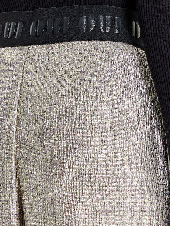 OUI OUI Hlače 88770 Zlatna Regular Fit