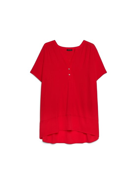 Fiorella Rubino Fiorella Rubino T-Shirt G09GL009115N016 Czerwony Regular Fit