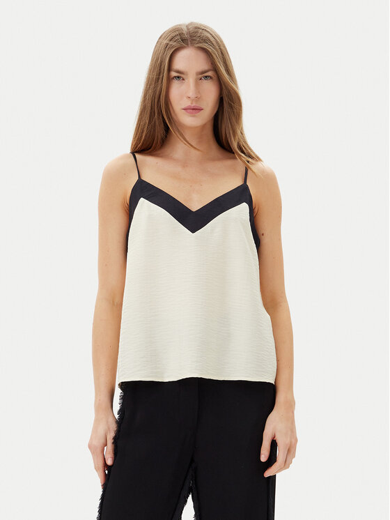 Vero Moda Vero Moda Top Denise 10329790 Bej Regular Fit