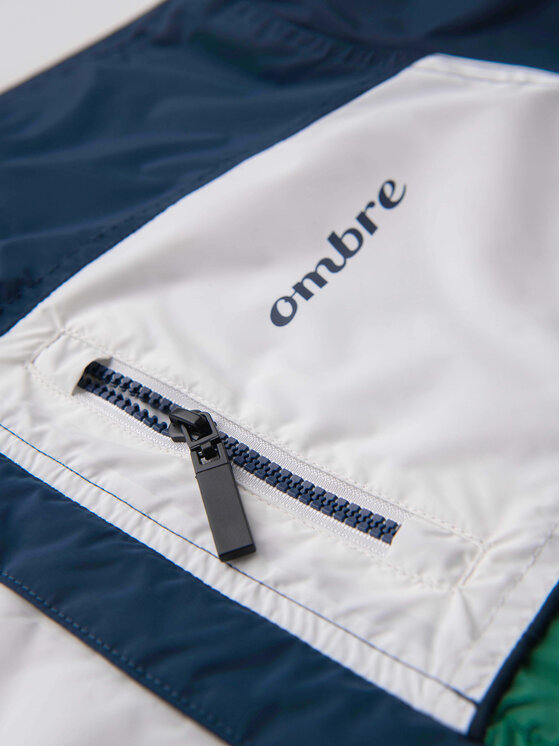 Ombre Ombre Bunda pro přechodné období C588 Zelená Regular Fit
