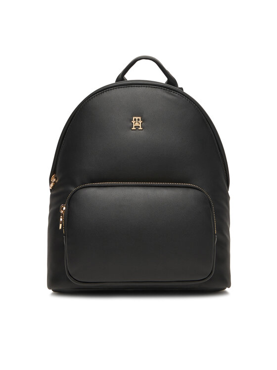 Tommy Hilfiger Tommy Hilfiger Ruksak Popette Soft Dome AW0AW17652 Crna