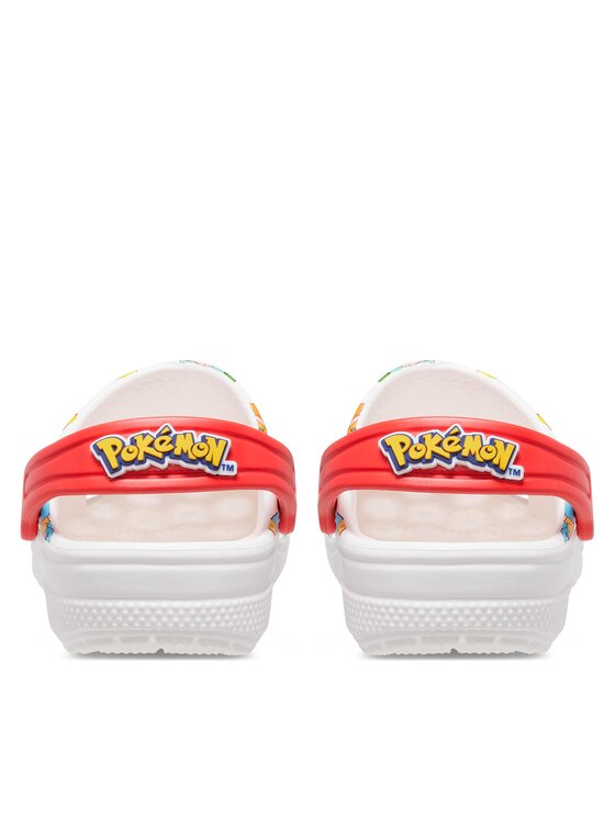 Crocs Crocs Natikači Classic Pokemon Clog Kids 207739 Bela