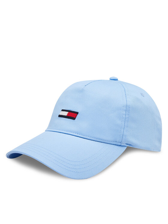 Tommy Jeans Cepure ar nagu Tjw Elongated Flag 5 Panels Cap AW0AW15842 Zils