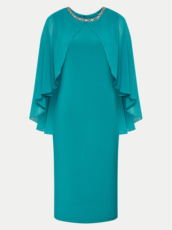 Joseph Ribkoff Joseph Ribkoff Rochie cocktail 242731 Turcoaz Slim Fit