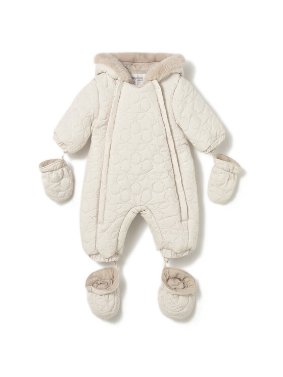Mayoral Mayoral Tuta da neve 2615 Écru Regular Fit