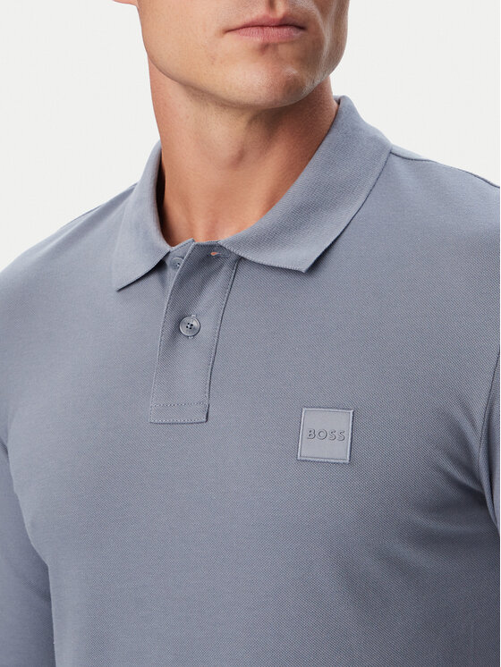 BOSS BOSS Polo 50507704 Niebieski Slim Fit