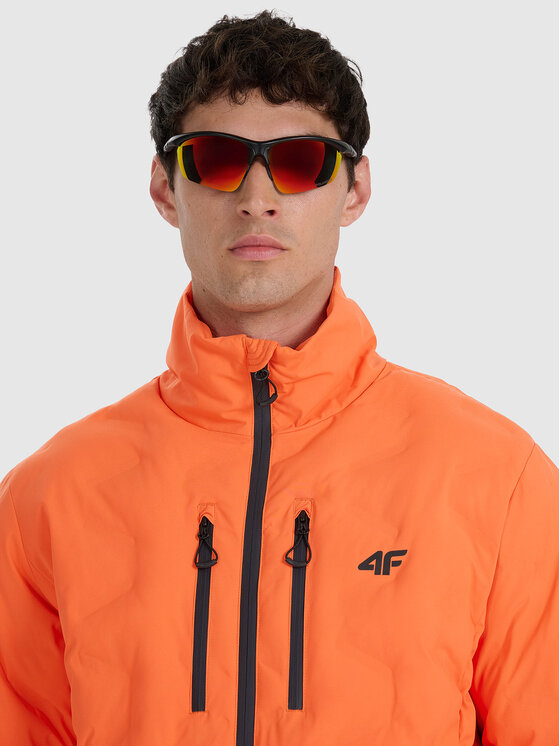 4F 4F Kurtka wielofunkcyjna TREKKING Czerwony Regular Fit