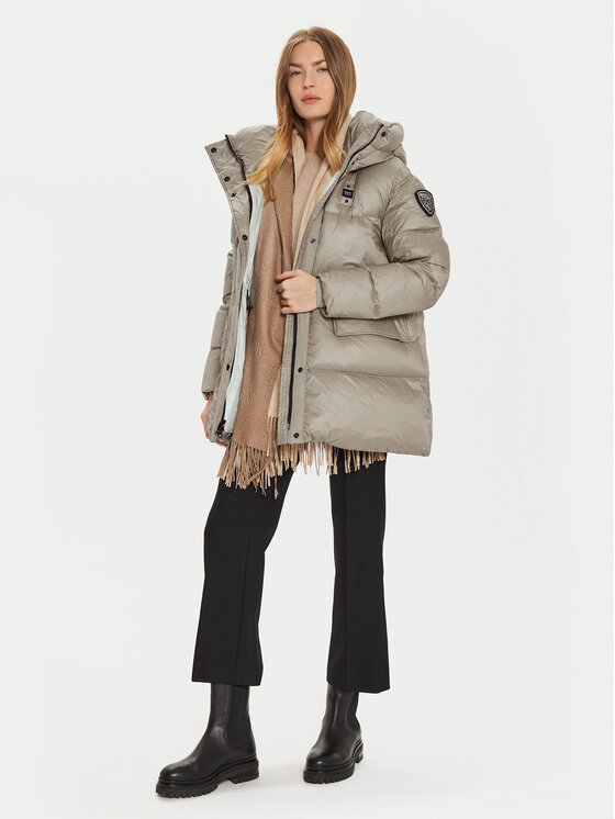 Blauer Blauer Daunenjacke 24WBLDB03558 Beige Regular Fit