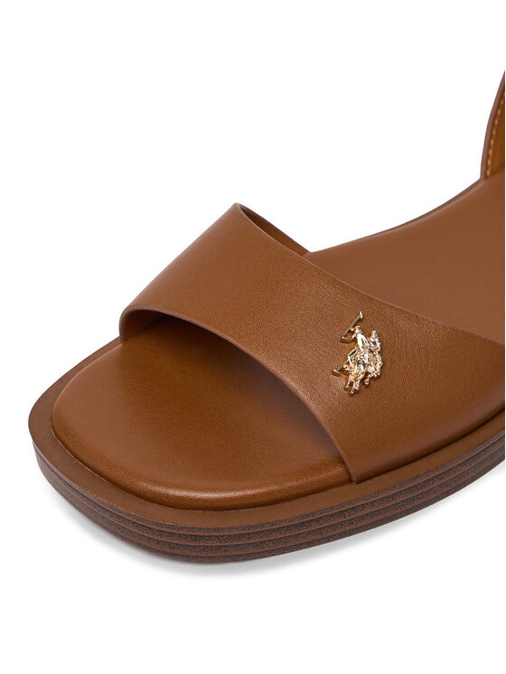 U.S. Polo Assn. U.S. Polo Assn. Sandali EO-MARINA001W/6Y1 Rjava