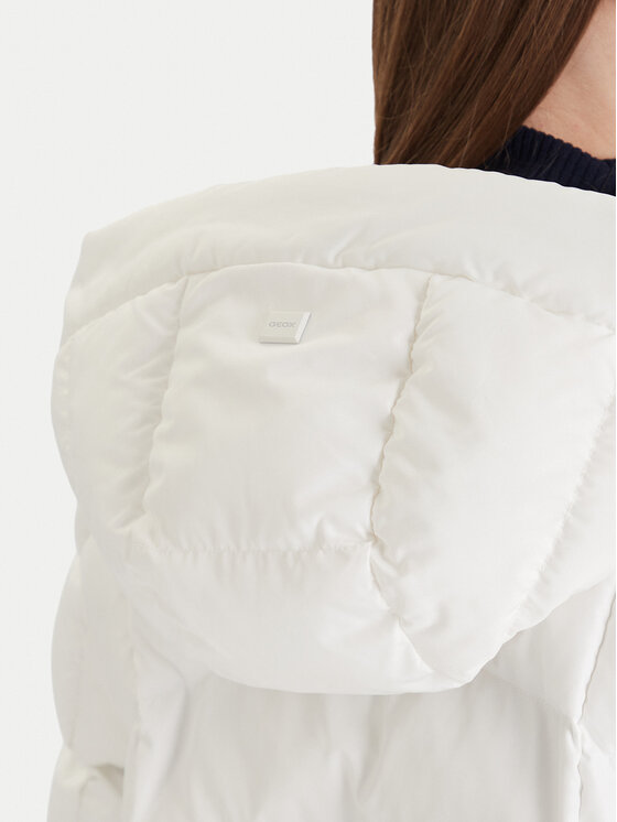 Geox Geox Giubbotto invernale Anylla W4628P T3144 F1680 Bianco Regular Fit