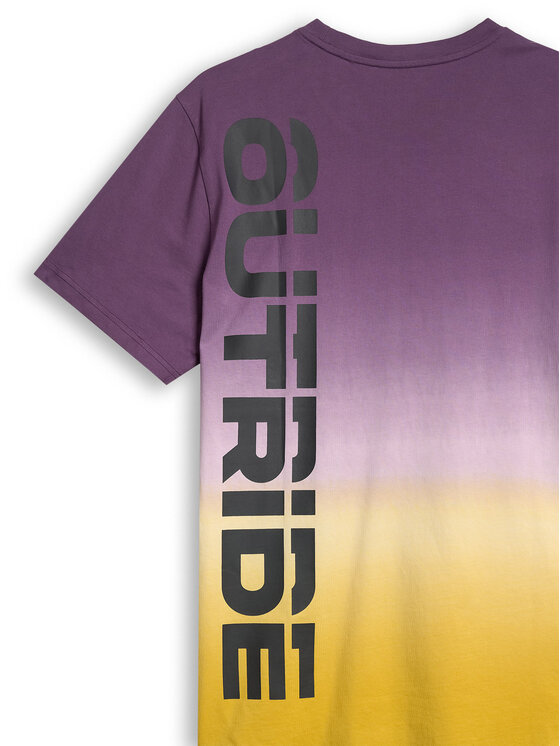 4F 4F T-Shirt WHEEL & WAVE Fioletowy Relaxed Fit