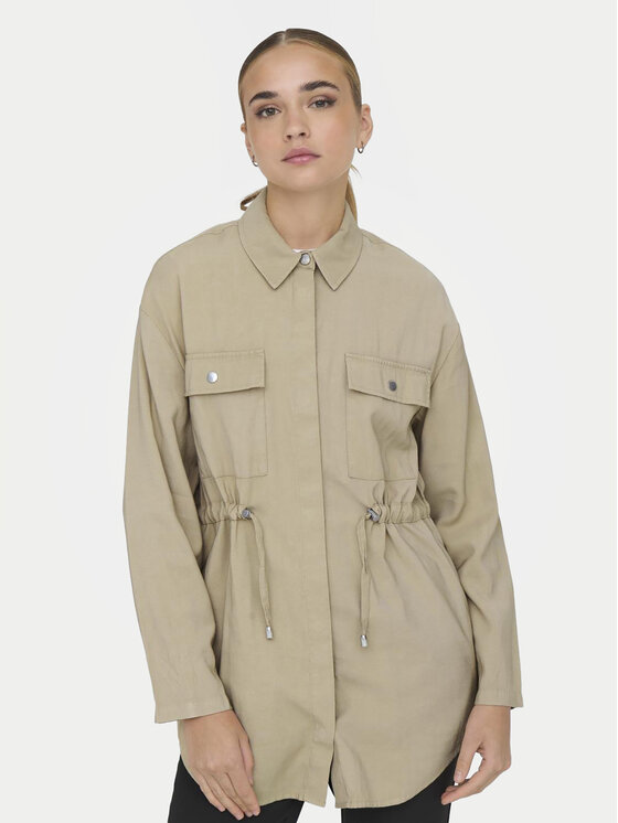 ONLY ONLY Übergangsjacke Nadine 15308614 Beige Regular Fit
