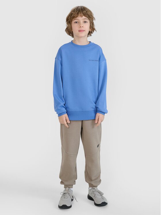 4F 4F Mikina 4FJWSS25TSWSM1713-34S Modrá Oversize
