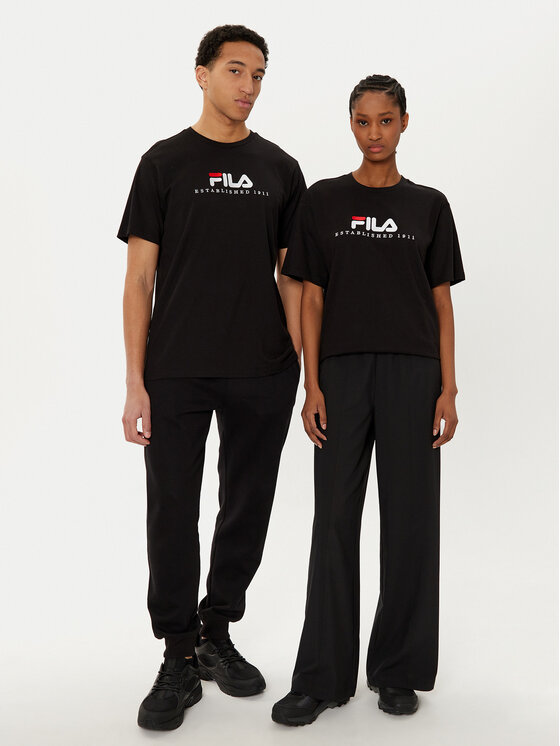 Fila Fila T-krekls FAU0147 Melns Regular Fit