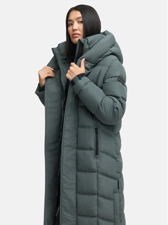 Navahoo Navahoo Kurtka zimowa Engelsfeder Zielony Regular Fit