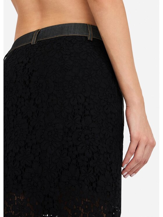 Liu Jo Liu Jo Spódnica jeansowa UF5207J407888000 Czarny Regular Fit
