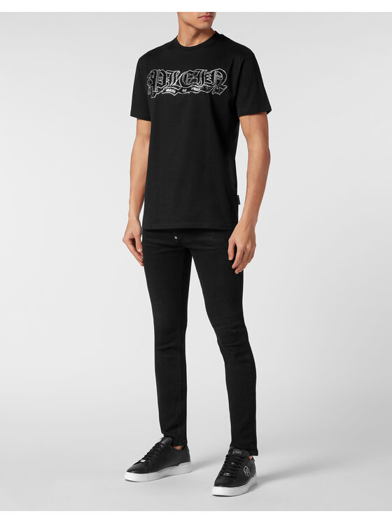 PHILIPP PLEIN PHILIPP PLEIN Tričko 14921 Čierna Regular Fit