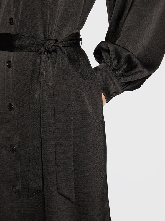 Samsøe Samsøe Samsøe Samsøe Haljina košulja Nika F21400139 Crna Regular Fit