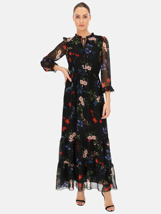 L’AF L’AF Sukienka elegancka Polina Czarny Regular Fit