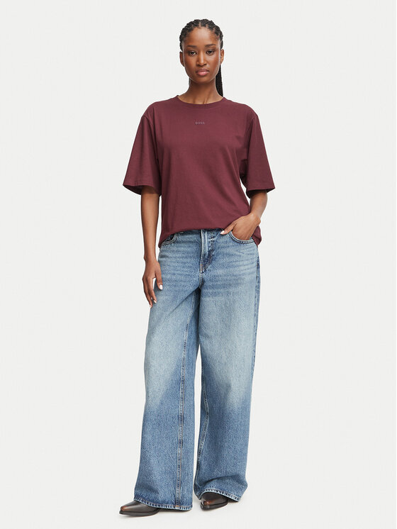 BOSS BOSS Футболка Enis 50523256 Червоний Regular Fit
