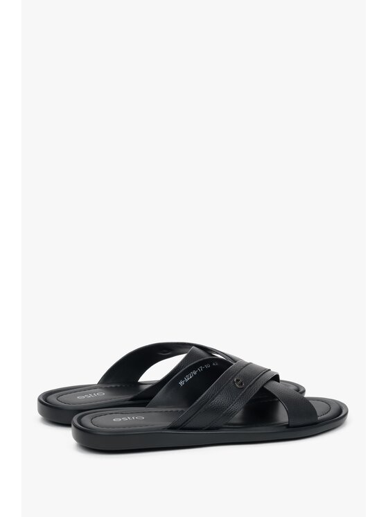 Estro Estro Παντόφλες ER00119201 Μαύρο