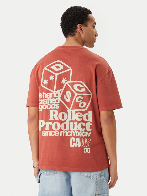 DC Shoes DC Shoes T-Shirt High Rollin EDYZT04367 Πορτοκαλί Regular Fit