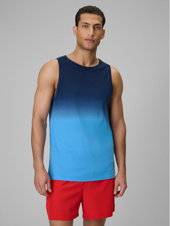 4F 4F Tank top BEACHWEAR Granatowy Regular Fit