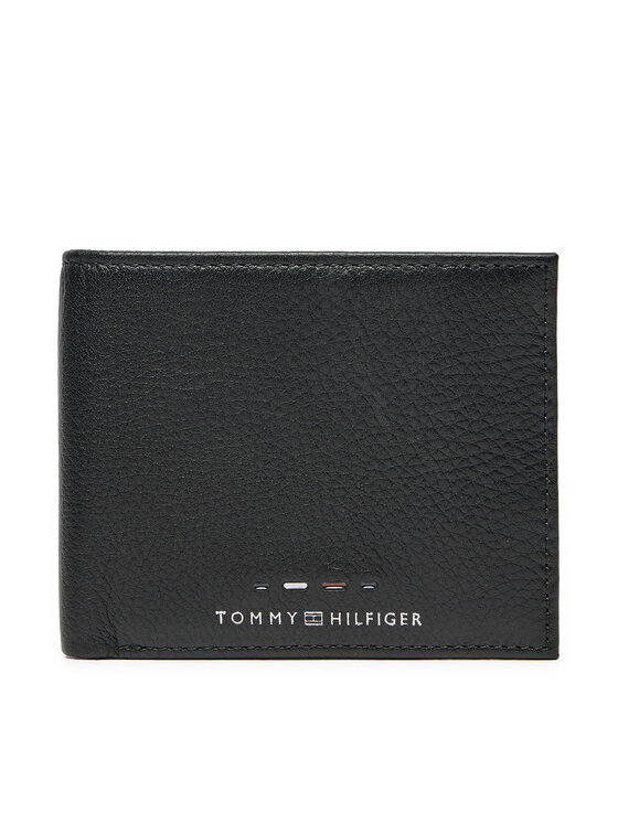 Tommy Hilfiger Tommy Hilfiger Set portafoglio e portachiavi Th Premium Mini AM0AM12788 Nero