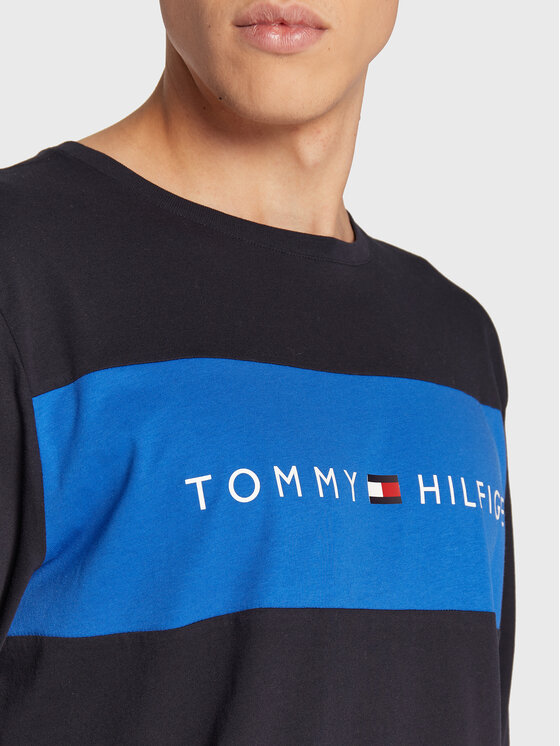 Tommy Hilfiger Longsleeve UM0UM01906 Dunkelblau Regular Fit 