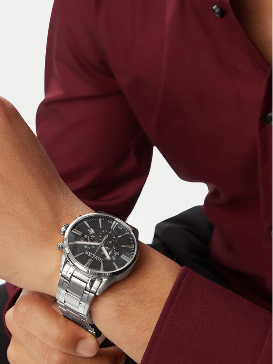 Roamer Roamer Sat Superior Chrono 508837 41 55 50 Srebrna