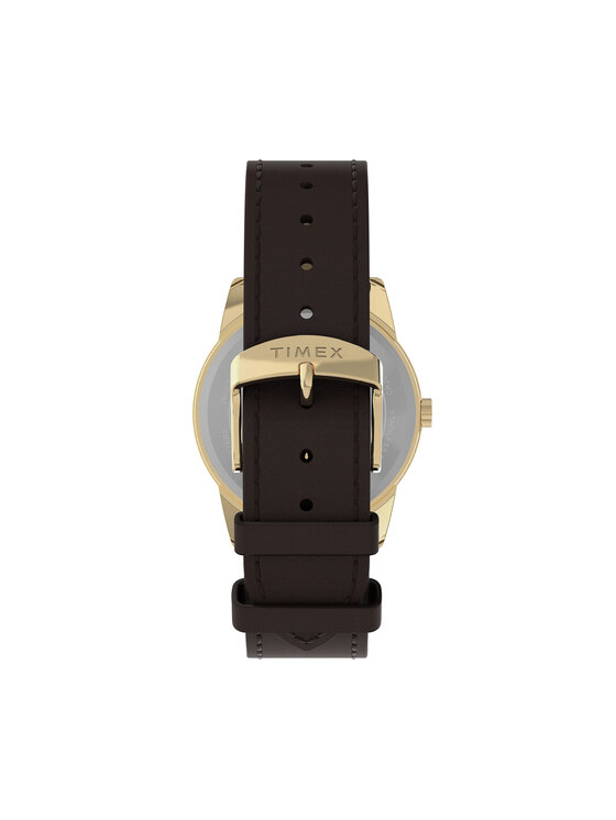 Timex Timex Ročna ura Easy Reader® Classic TW2Y12700 Rjava