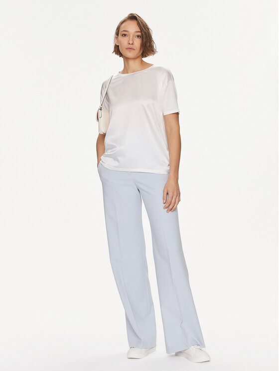 BOSS Boss Marškinėliai Esandy 50457656 Écru Relaxed Fit