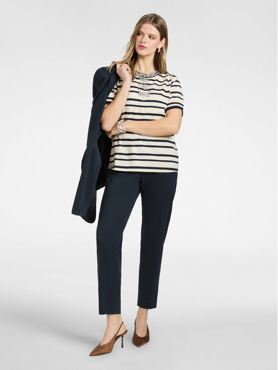 Elena Mirò Elena Mirò T-shirt G349Z100637N001 Blu Regular Fit