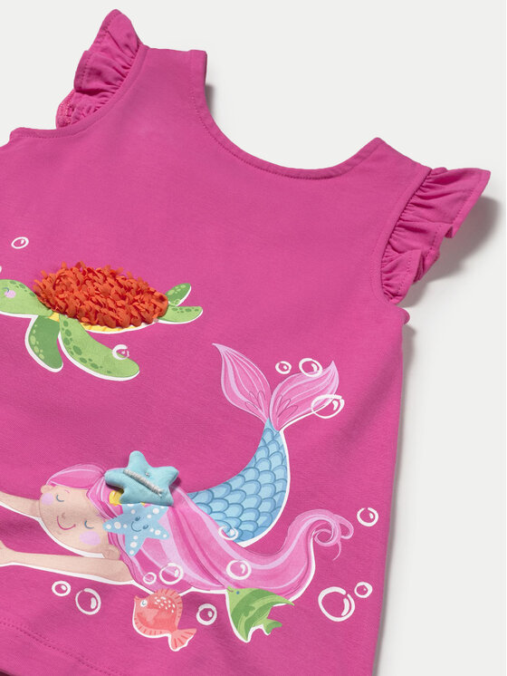 Mayoral Mayoral Vestito estivo 1927 Rosa Regular Fit