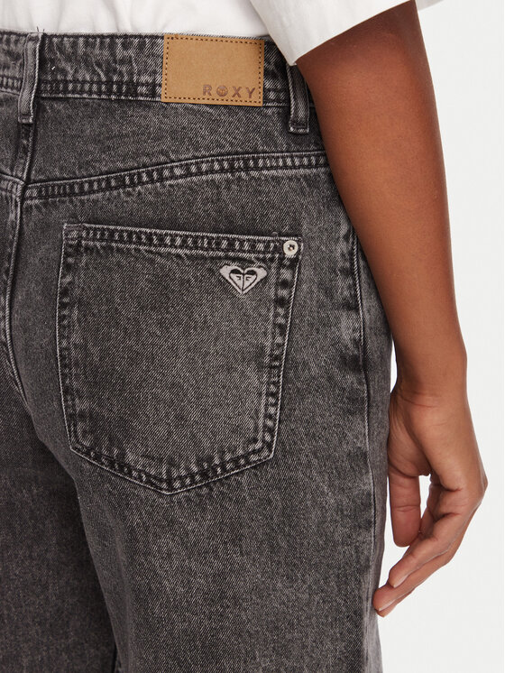 Roxy Roxy Jeansy Milla ERJDP03312 Szary Wide Leg