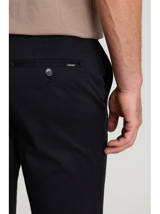 Próchnik Próchnik Chinosy PM3 SP073126000008 Czarny Regular Fit
