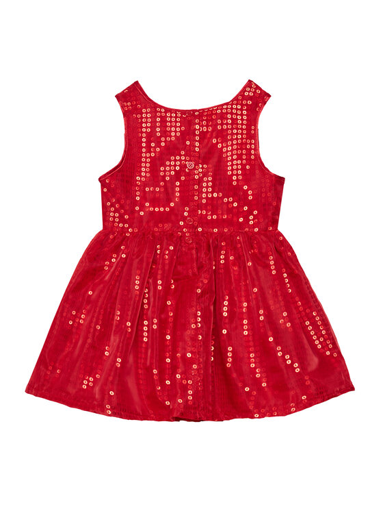 United Colors Of Benetton United Colors Of Benetton Kleid für den Alltag 42R4GV01Z Rot Regular Fit