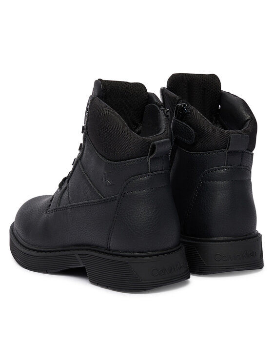 Calvin Klein Calvin Klein Черевики Lace-Up Bootie V3X5-83187-1695 S Чорний