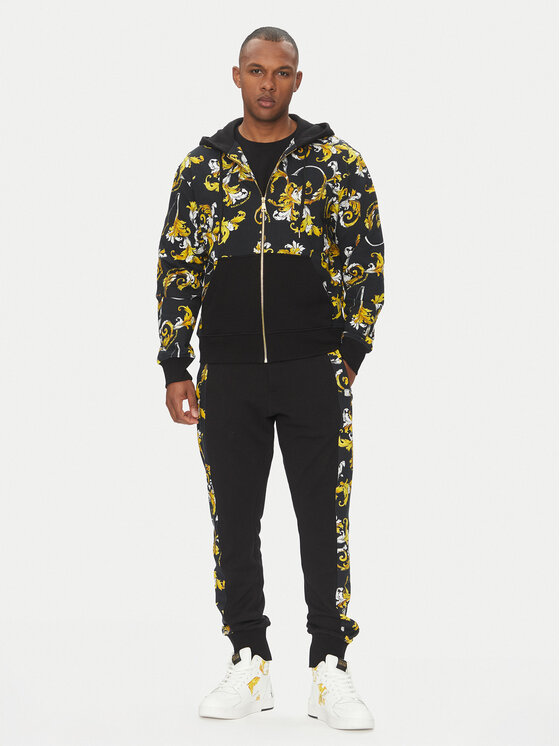 Versace Jeans Couture Versace Jeans Couture Džemperis 78GAI3Z1 Juoda Regular Fit