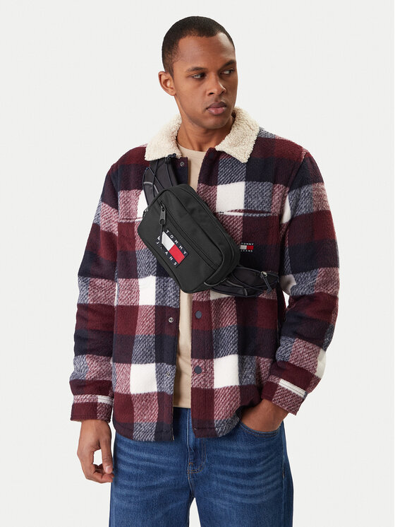 Tommy Jeans Borsetă Tjm Archive Bumbag AM0AM13872 Negru