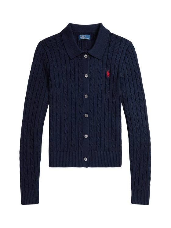 Polo Ralph Lauren Polo Ralph Lauren Kardigán 211971881501 Sötétkék Slim Fit