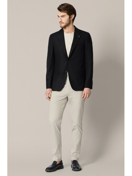 Lancerto Lancerto Marynarka Cervo MA131126000006 Czarny Regular Fit