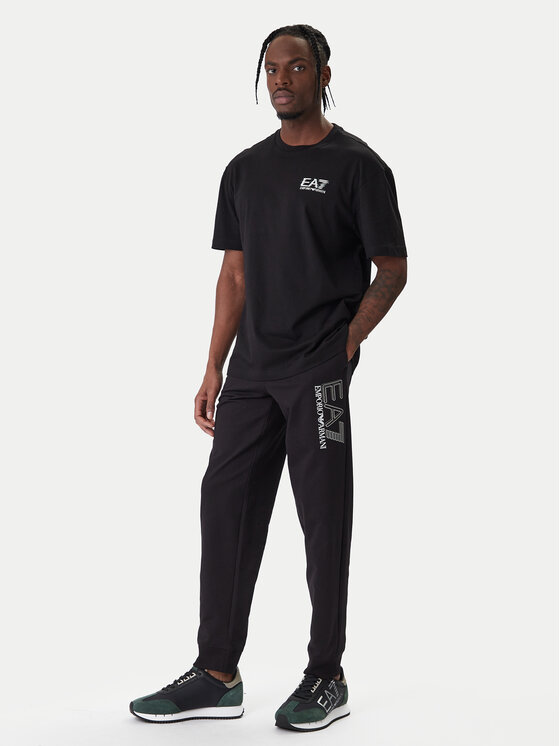 EA7 Emporio Armani EA7 Emporio Armani Tričko 7M001327 AF17789 UC001 Čierna Relaxed Fit