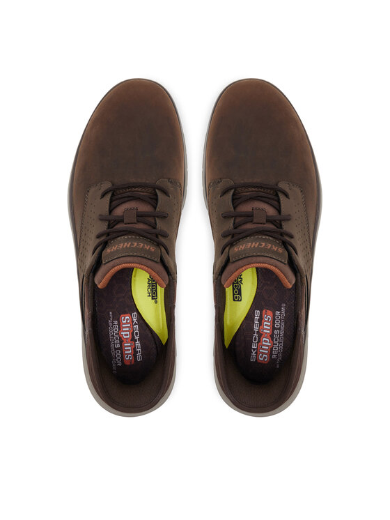 Skechers Skechers Sneakersy Orell-Yates 205249/COC Brązowy
