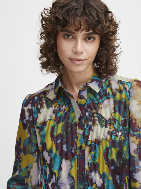 ICHI ICHI Cămașă 20119759 Colorat Regular Fit